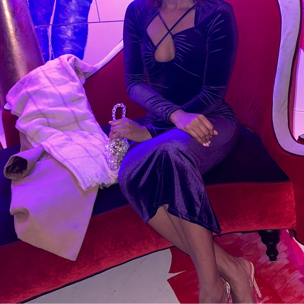 Elegant Purple Dress